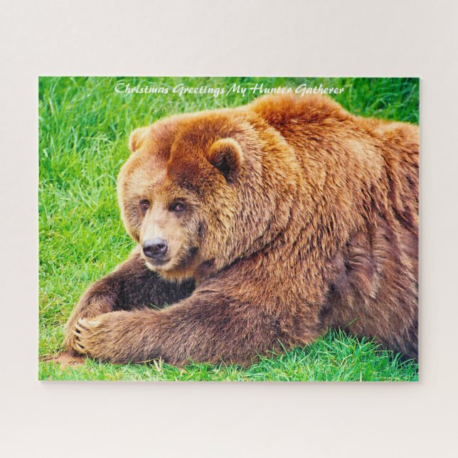 Christmas Greetings My Hunter Gatherer Jigsaw Puzz Puzzle (Horizontal)