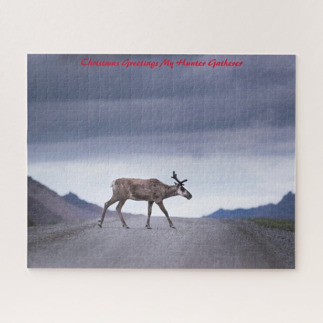 Christmas Greetings My Hunter Gatherer Jigsaw Puzzle (Horizontal)