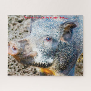 Christmas Greetings My Hunter Gatherer Jigsaw Puzzle