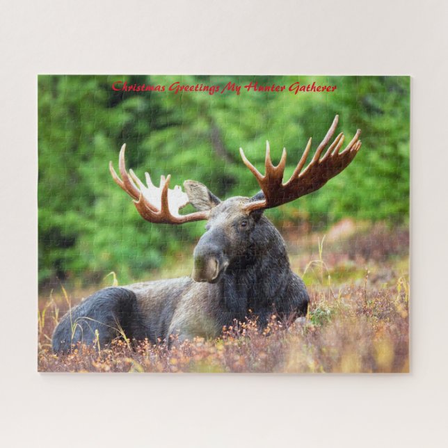 Christmas Greetings My Hunter Gatherer Jigsaw Puzzle (Horizontal)