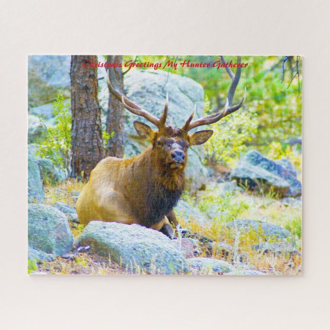 Christmas Greetings My Hunter Gatherer Jigsaw Puzzle (Horizontal)
