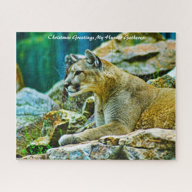 Christmas Greetings My Hunter Gatherer Jigsaw Puzzle (Horizontal)