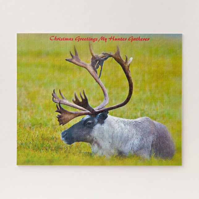 Christmas Greetings My Hunter Gatherer Jigsaw Puzzle (Horizontal)