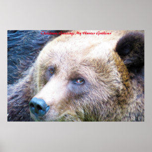 Christmas Greetings My Hunter Gatherer Poster
