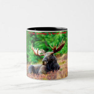 Christmas Greetings my Hunter Gatherer Two-Tone Coffee Mug