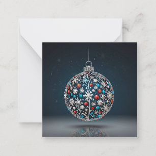 CHRISTMAS GREETINGS NOTE CARD
