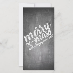 Christmas Greetings on the Chalk Board