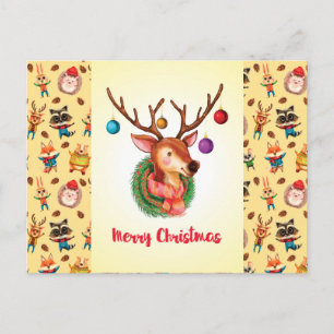 Christmas Greetings Postcard