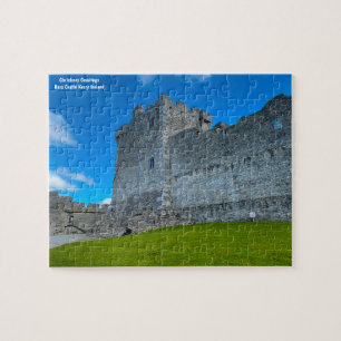 Christmas Greetings Ross Castle Kerry Ireland Jigsaw Puzzle