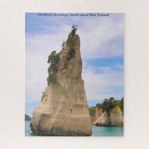Christmas Greetings South Island New Zealand Jigsaw Puzzle