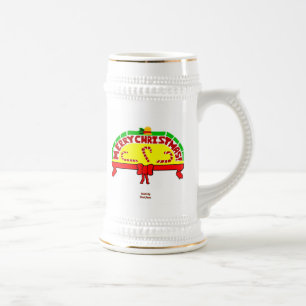 Christmas Greetings Stein Mug