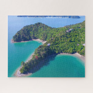 Christmas Greetings Te Mahai Bay Picton Jigsaw Puzzle