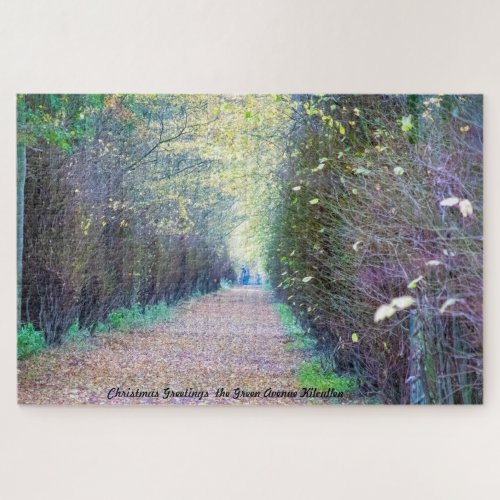Christmas Greetings The Green Avenue Kilcullen Jigsaw Puzzle