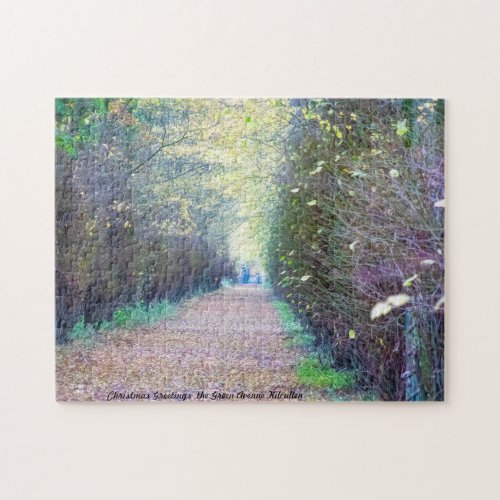 Christmas Greetings The Green Avenue Kilcullen Jigsaw Puzzle