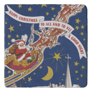 Christmas Greetings Trivet