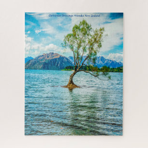 Christmas Greetings Wanaka New Zealand Jigsaw Puzzle