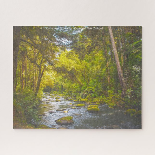 Christmas Greetings Whangarei New Zealand Jigsaw Puzzle (Horizontal)