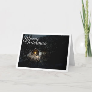 Christmas Greetings with Witch House Card