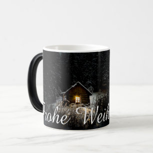 Christmas Greetings with Witch House Color Morph Mug