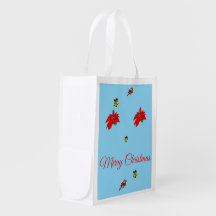 Christmas Grocery / Gift Bag (Reusable)