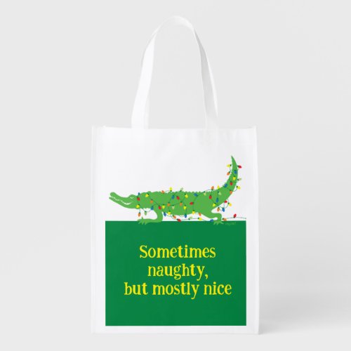 Christmas Grocery Tote Bag