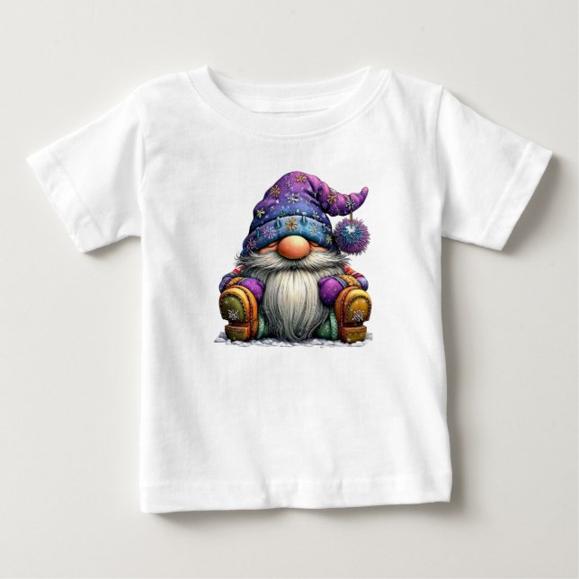 Christmas Gronme Jersey T-Shirt for Children (Front)