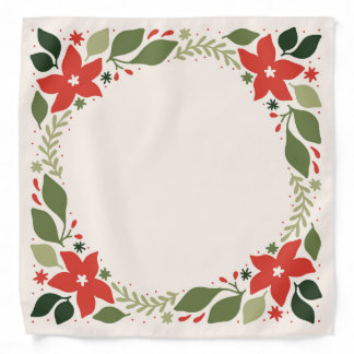 Christmas groovy Bandana Scarf Personalized Gift 