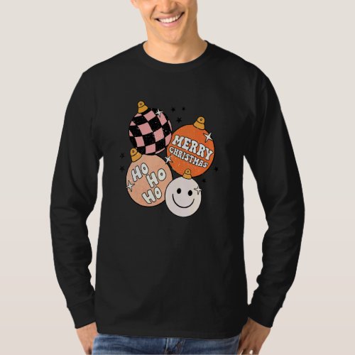 Christmas Groovy Ornaments Cute Xmas Family Matchi T-Shirt
