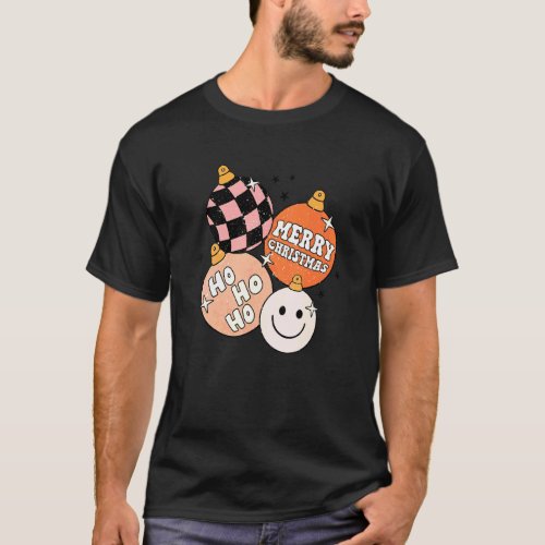 Christmas Groovy Ornaments Cute Xmas Family Matchi T-Shirt