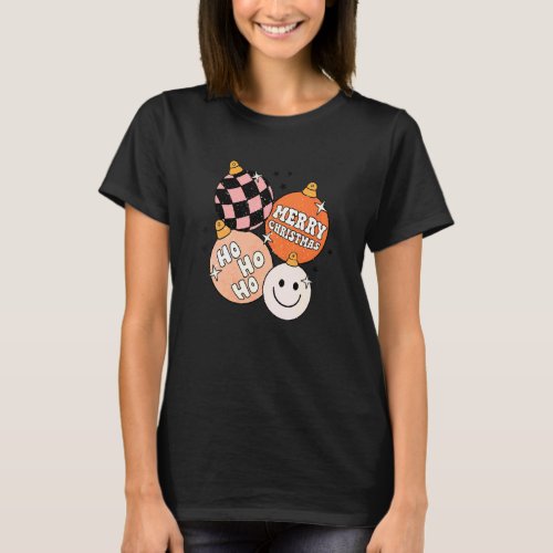 Christmas Groovy Ornaments Cute Xmas Family Matchi T-Shirt