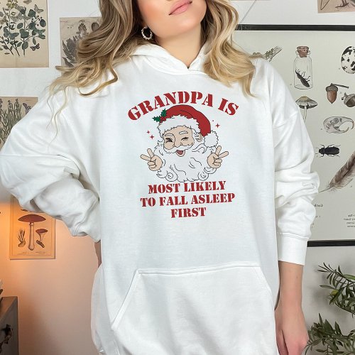 Christmas Group Most Likely To Custom Funny Santa Hoodie