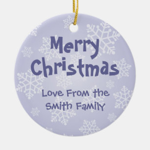 Christmas Guinea Pig (add your own message) Ceramic Ornament