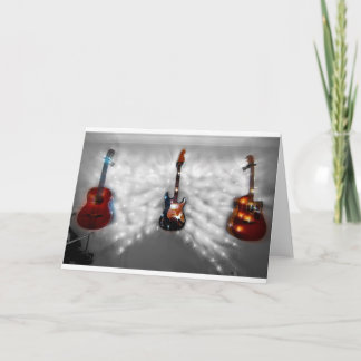 Christmas Guitars Holiday Card