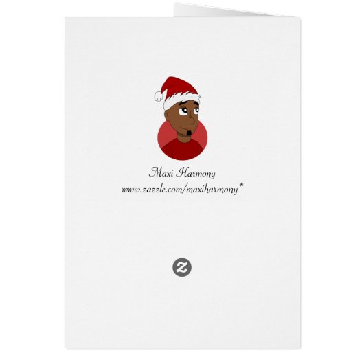 Christmas guy cartoon (Back)