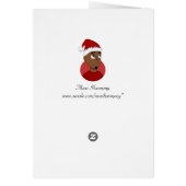Christmas guy cartoon cards (Back)