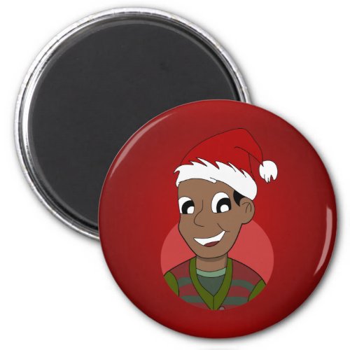 Christmas guy cartoon magnet