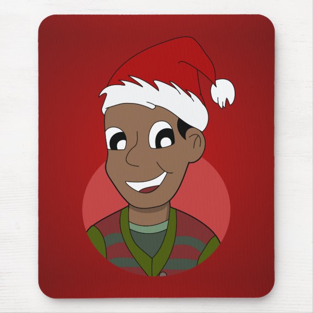 Christmas guy cartoon mouse pad (Front)