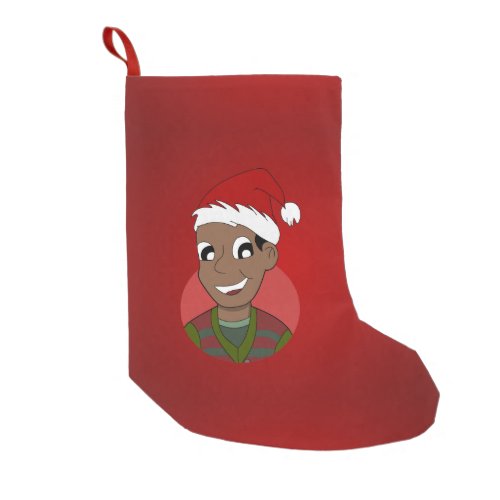 Christmas guy cartoon small christmas stocking