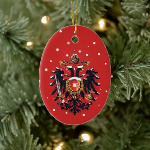 Christmas Habsburg Doppeladler Ceramic Ornament