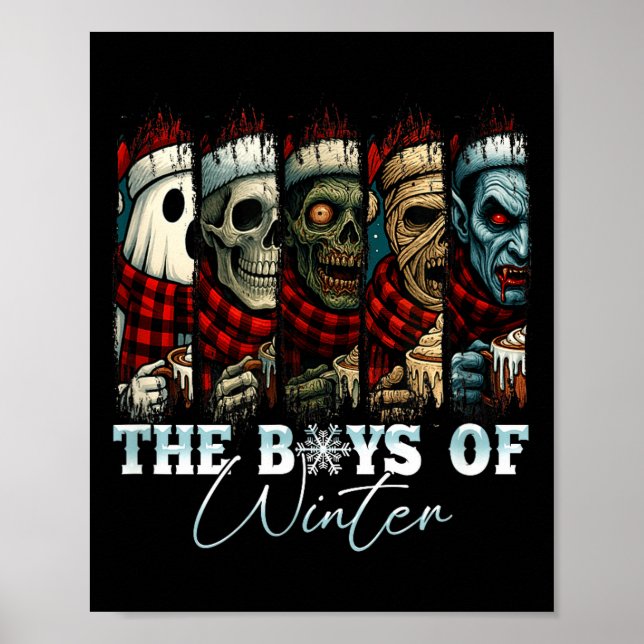 Christmas Halloween Creepmas Friends Horror Xmas C Poster (Front)