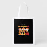 Christmas Halloween Tis The Hallothanksmas Season Grocery Bag