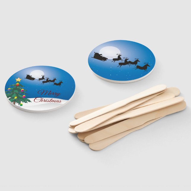 Christmas Hand Fan (Non-assembled)