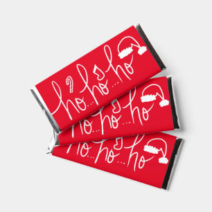Christmas Hand Lettering Santa Hat Doodle Hershey Bar Favors