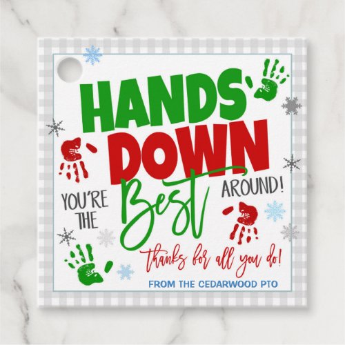 Christmas Hand Sanitizer Gift Tag