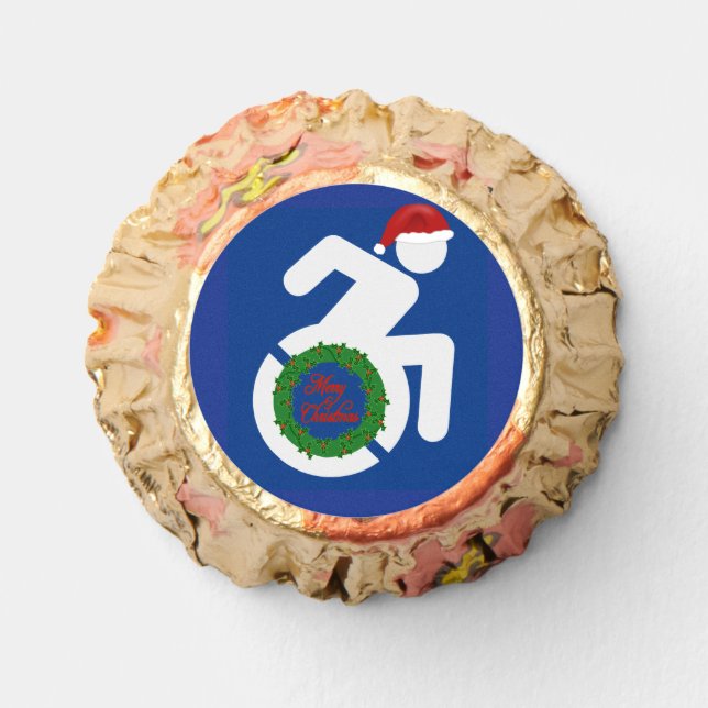 Christmas Handicapped Reese's Peanut Butter Cups (Front)