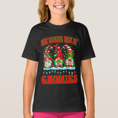  christmas Hanging With My Gnomies Gnome T_Shirt