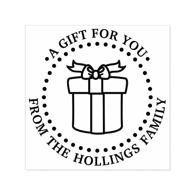 Christmas Hanukkah Birthday Gift For You #2 Self-inking Stamp (Design)