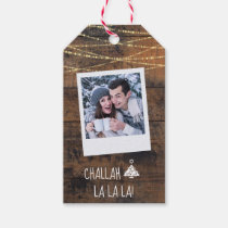 Christmas + Hanukkah Chrismukkah 2-Sided Photo Gift Tags