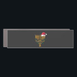 Christmas Hanukkah Jewish Santa Menorah  Car Magnet<br><div class="desc">hanukkah christmas mashup,  jewish holiday humor,  santa menorah,  interfaith christmas 2025,  hanukkah meets christmas,  funny jewish santa design,  menorah santa hat 2025,  christmukkah mashup,  jewish christmas fusion,  menorah holiday 2025</div>