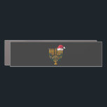 Christmas Hanukkah Jewish Santa Menorah  Car Magnet<br><div class="desc">hanukkah christmas mashup,  jewish holiday humor,  santa menorah,  interfaith christmas 2025,  hanukkah meets christmas,  funny jewish santa design,  menorah santa hat 2025,  christmukkah mashup,  jewish christmas fusion,  menorah holiday 2025</div>